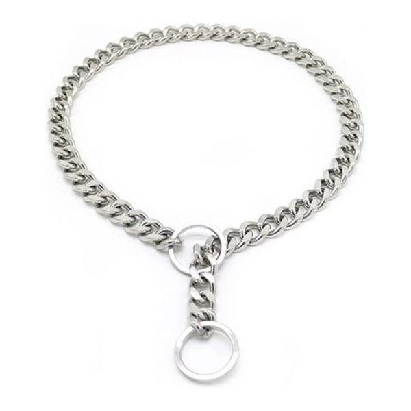 Collier Chaîne d'Éducation en Acier Inoxydable – 55 cm