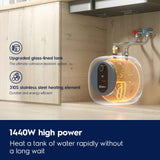 Compact Electric Water Heater - Electrolux Infinite Classic 2.5-Gallon for Effortless Hot Water at Home