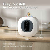 Electrolux Infinite Classic 4 Gal Compact Electric Water Heater - Effortless Hot Water Efficiency