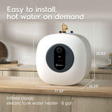 Compact Electric Water Heater - Electrolux Infinite Classic 8gal for Your Home